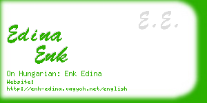 edina enk business card